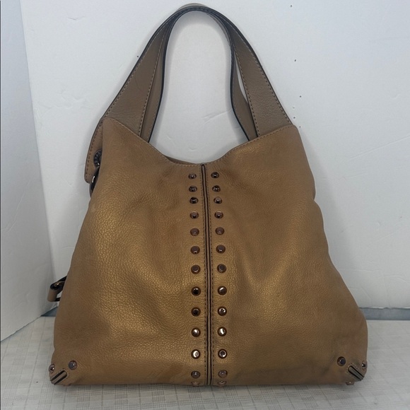 Michael Kors Handbags - Michael Kors Astor Studded Leather Carryall Large Tote Bag